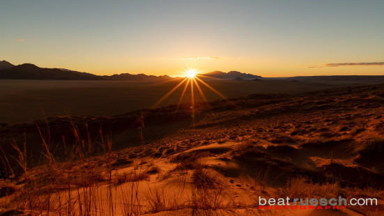 Sonnenuntergang im NamibRand Natur Reservat